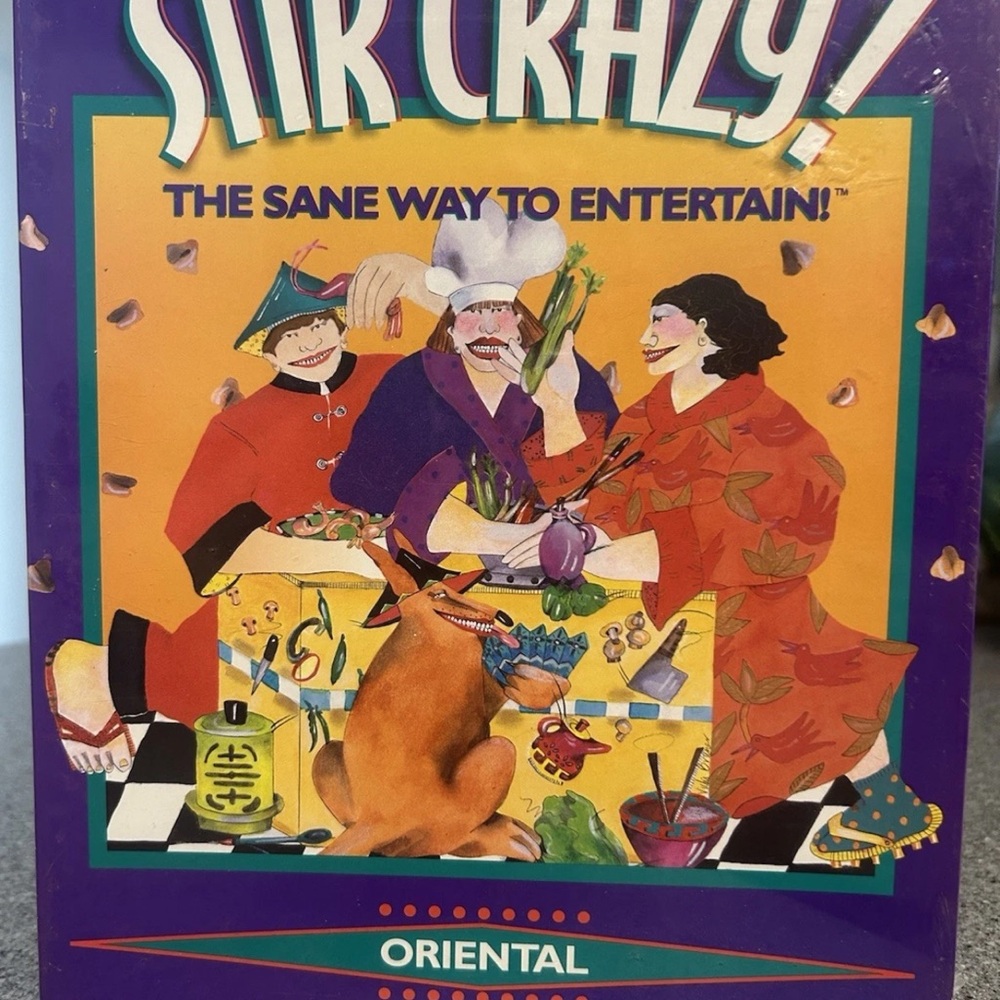 VTG- 1996- Stir Crazy Oriental Board Game. Still in original plastic. NIB
